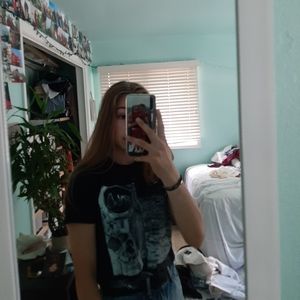 Vintage space crop top